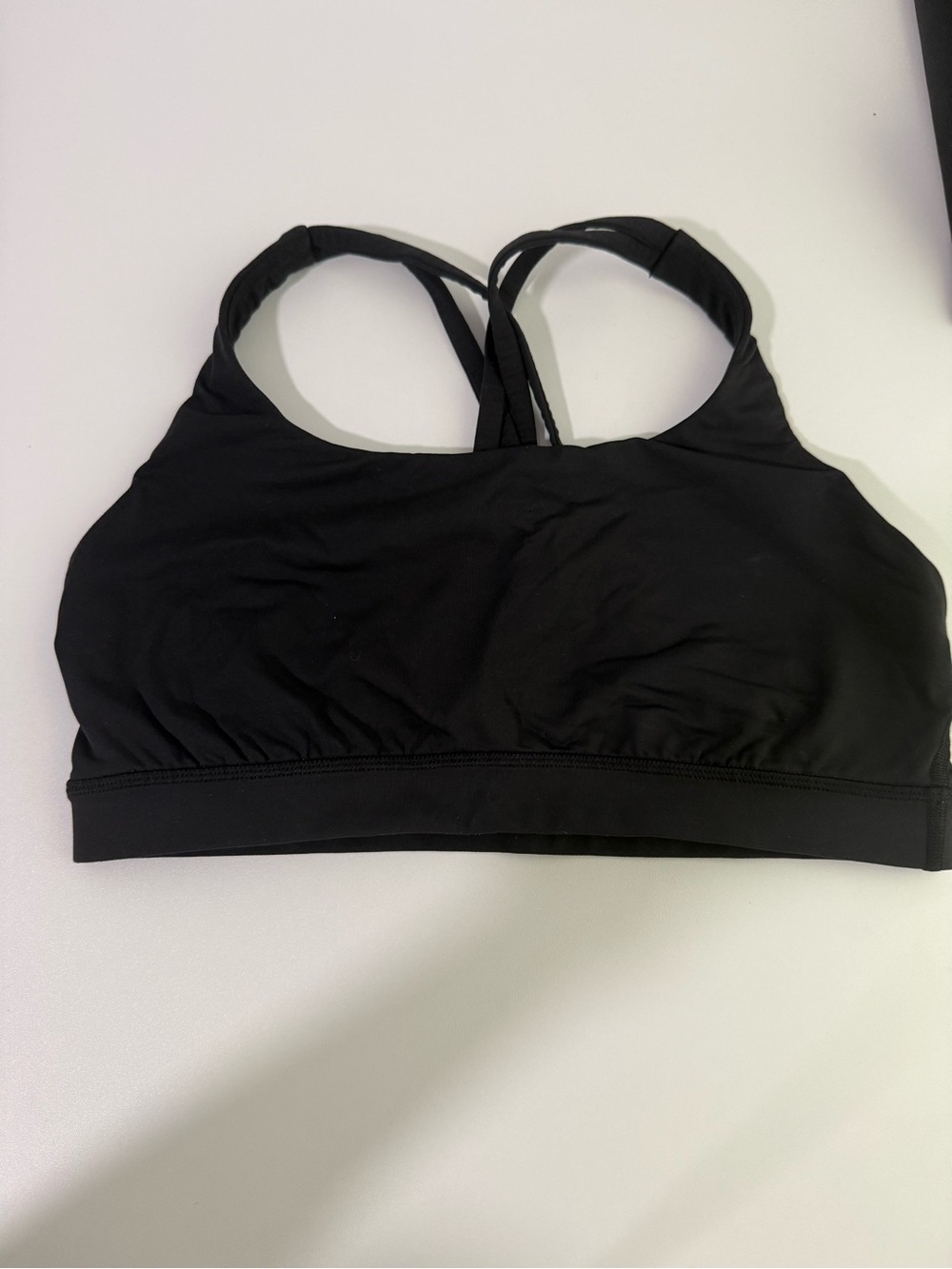 lululemon athletica Black Strappy Back Sports Bra size 6